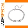 Stainless Steel Heart Bracelet Model JDB0204004-S