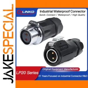 Rugged LP20 IP68 Waterproof Connector