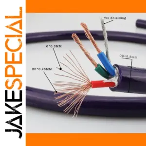 HiFi P102 5N OFC Power Cable for Audio Equipment