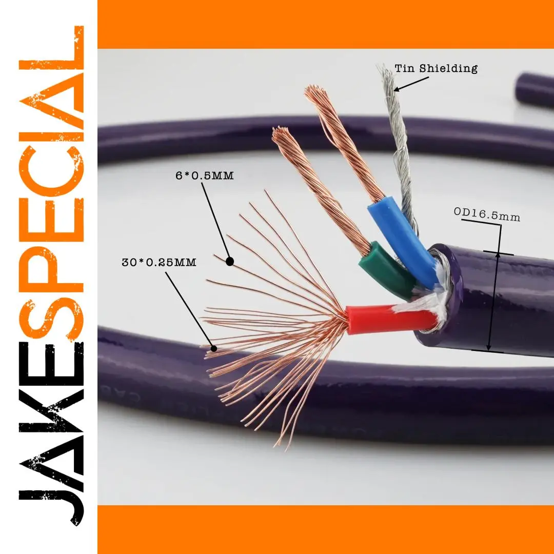 HiFi P102 5N OFC Power Cable for Audio Equipment 1 HiFi P102 5N OFC Power Cable for Audio Equipment