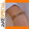 Two-Tone Stainless Steel Women's Bracelet JDB0304005-PS