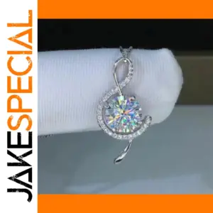 Elegant Music Note Pendant Necklace