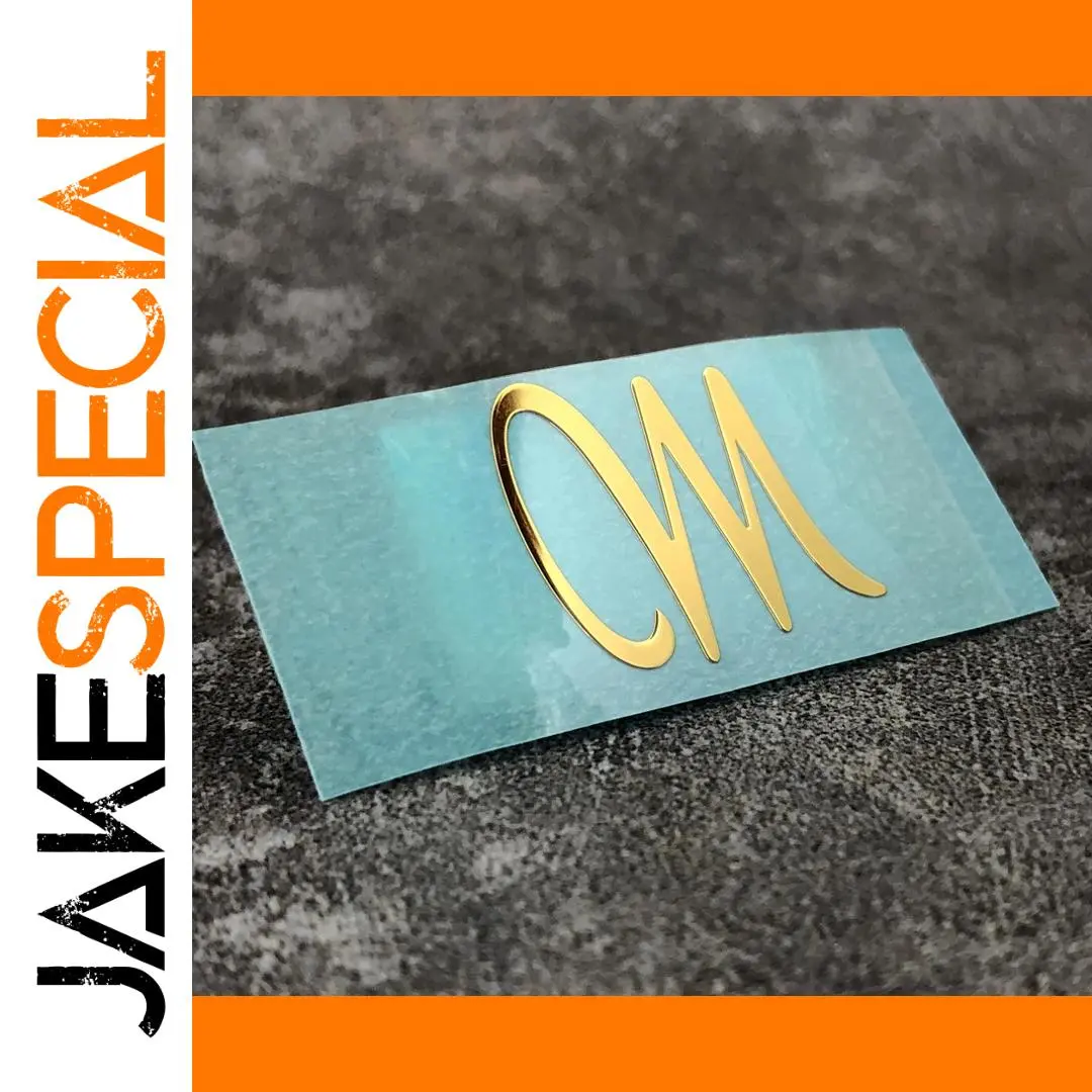 Gold Metal Guitar Decals Set for Customization 1 Gold Metal Guitar Decals Set for Customization