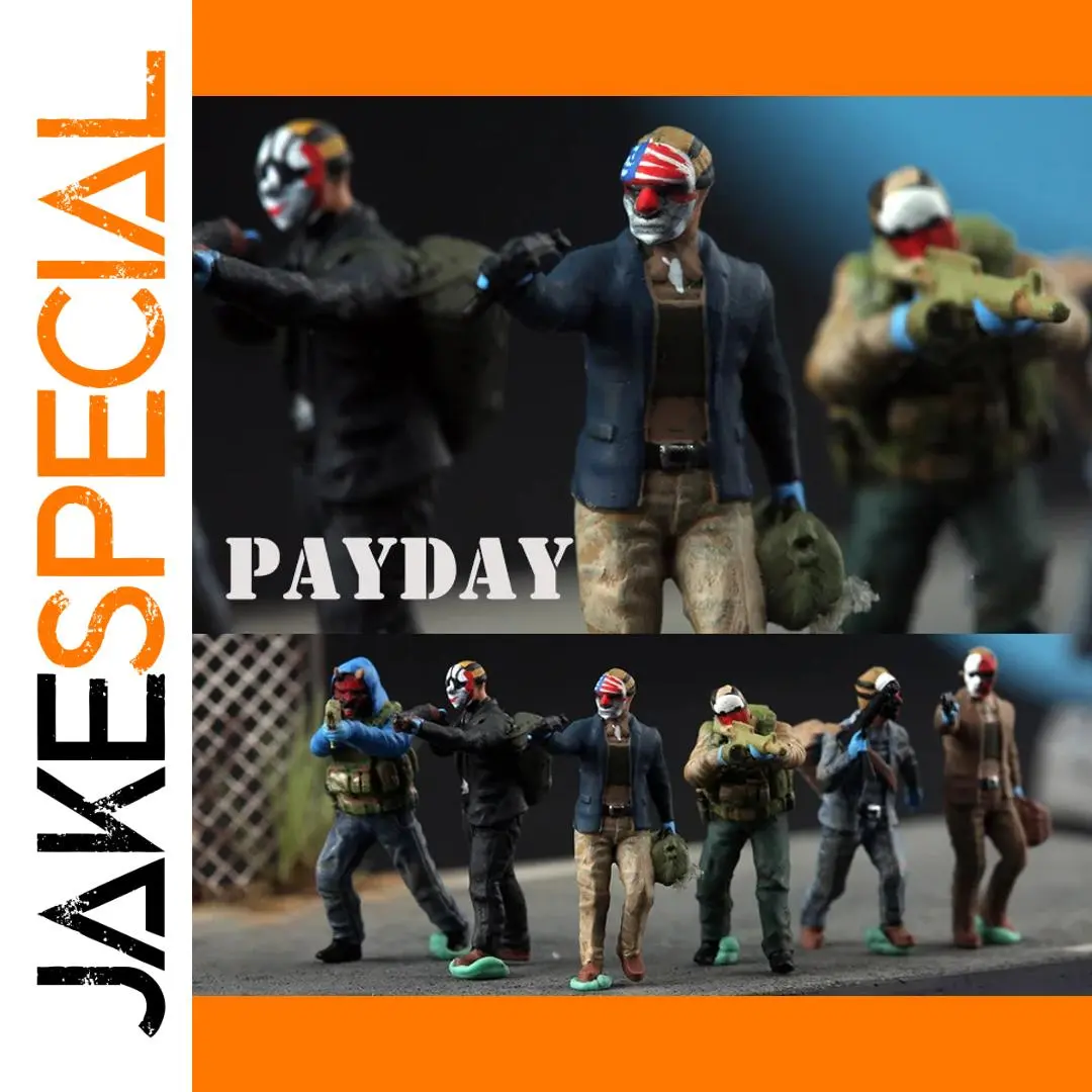 Joker Crime Scene Resin Miniature Set 1 Joker Crime Scene Resin Miniature Set