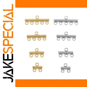 Stainless Steel Multi-Strand Jewelry Connectors