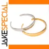 Stainless Steel Women's Open-Ended Bracelet