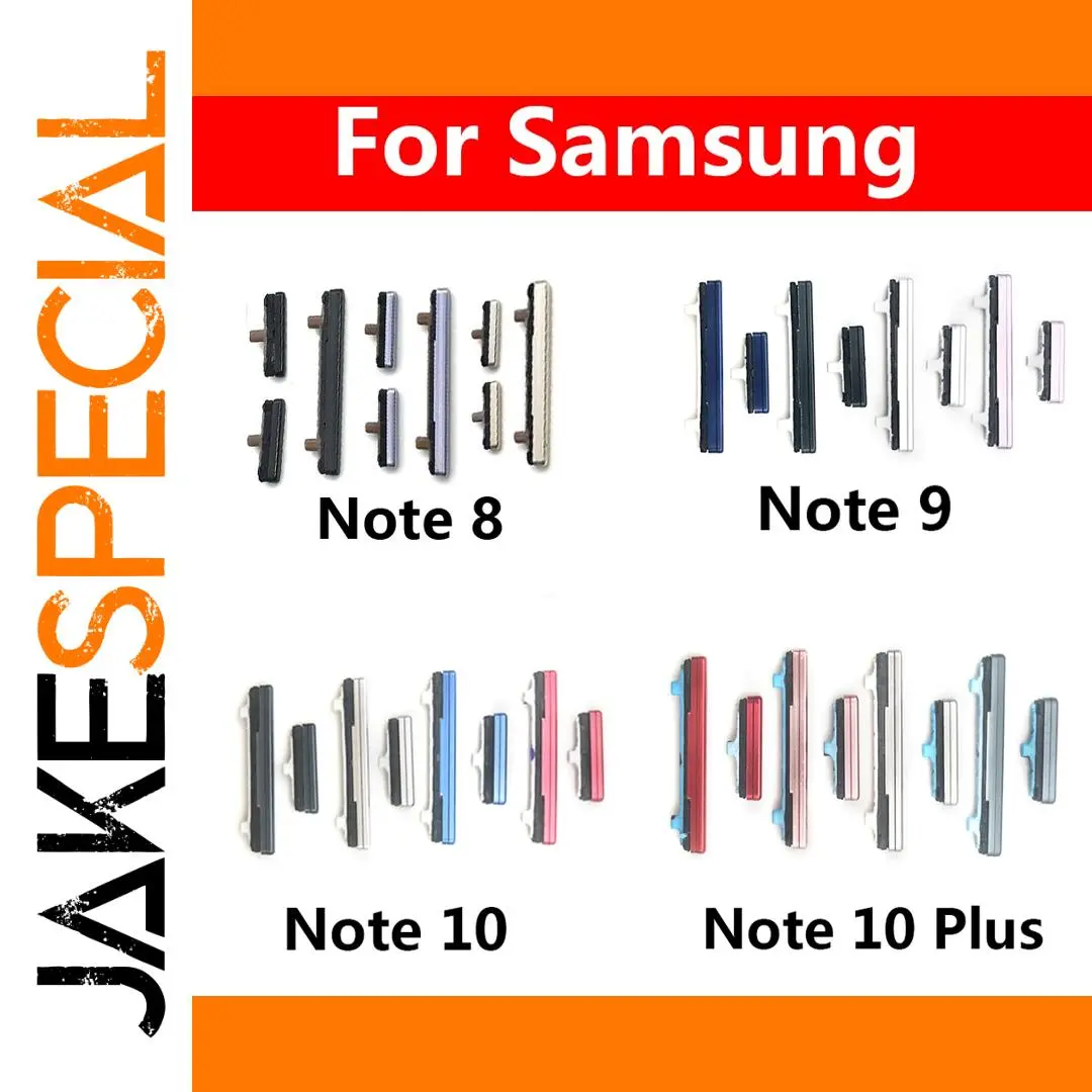 Samsung Note Series Replacement Side Buttons Set 1 Samsung Note Series Replacement Side Buttons Set