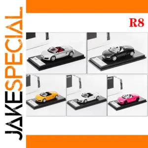 Shadow Diecast Alloy R8 Model for Collectors