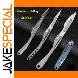 Titanium Folding Scalpel with Replaceable Blades