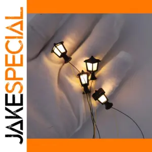 Miniature Lawn Lamp Set for Dioramas