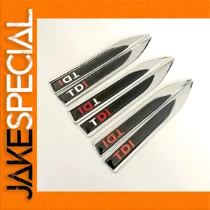 Volkswagen TDI Badge 14.7cm Alloy Emblem