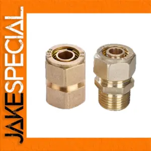 Brass Pipe Fitting Set DN15–DN32