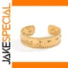 Gold-Tone Stainless Steel Cuff Bracelet JDBW2305026