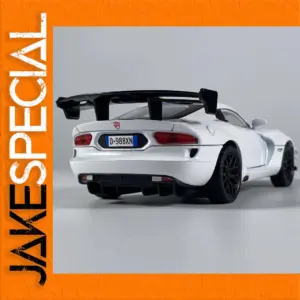 White Dodge Viper ACR Model 1:32 Diecast Collectible