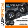 Leather Water Coasters for Vehicles in Black