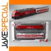 Red Alloy Model Train 1:87 Scale with Sound