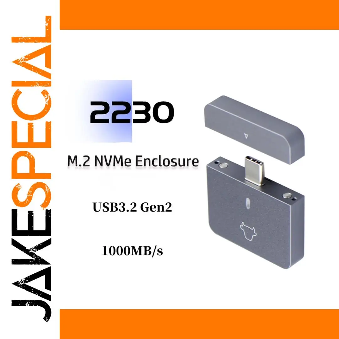 M.2 NVMe 2230 SSD Enclosure CNC Aluminum 1 M.2 NVMe 2230 SSD Enclosure CNC Aluminum