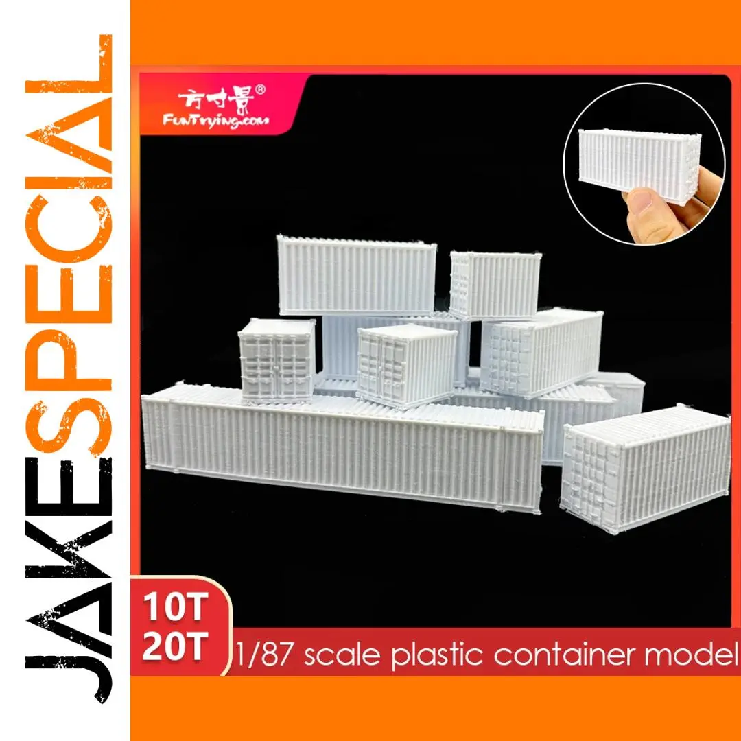 1/87 Scale HO Container Miniatures Set 1 1/87 Scale HO Container Miniatures Set