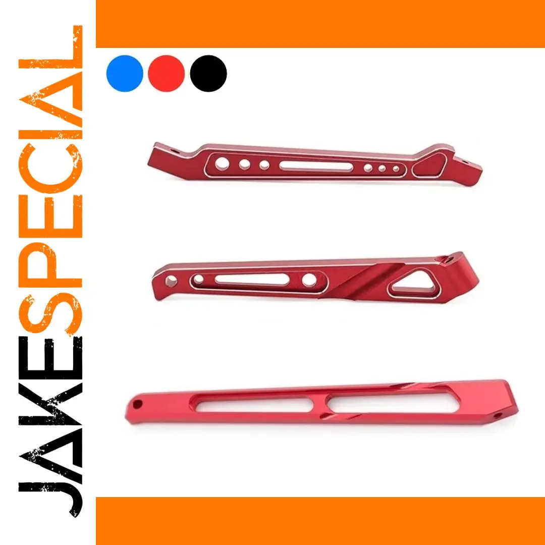 Red Aluminum Chassis Brace Set for ARRMA 1/8 6S Models 1 Red Aluminum Chassis Brace Set for ARRMA 1/8 6S Models
