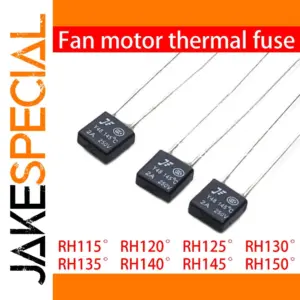 Set of 5 Fan Motor Thermal Fuses 115°C-150°C