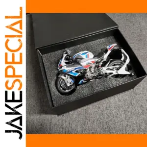 White BMW S1000RR Diecast Motorcycle Model