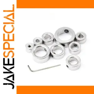 Stainless Steel Adjustable Drill Stop Collars Set