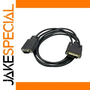 DVI to VGA Cable 1.8m with Metal Connectors