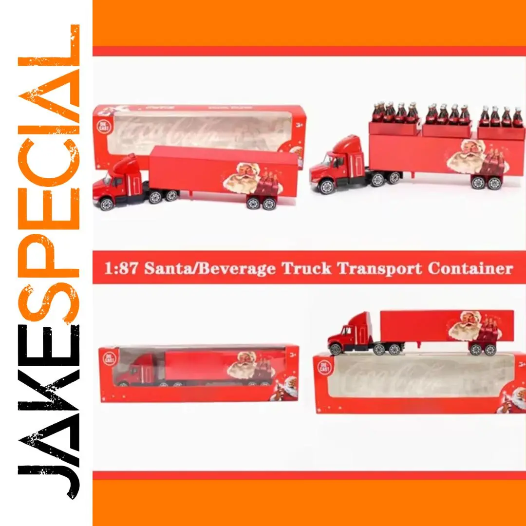Festive Santa Beverage Truck Model 1:87 Scale 1 Festive Santa Beverage Truck Model 1:87 Scale