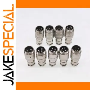 GX16 Male Power Connector 2-10 Pins 24V