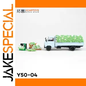 White Die-Cast Cargo Truck Model 1:64 Scale