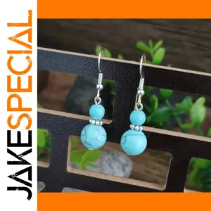 Bohemian Semi-Precious Stone Drop Earrings