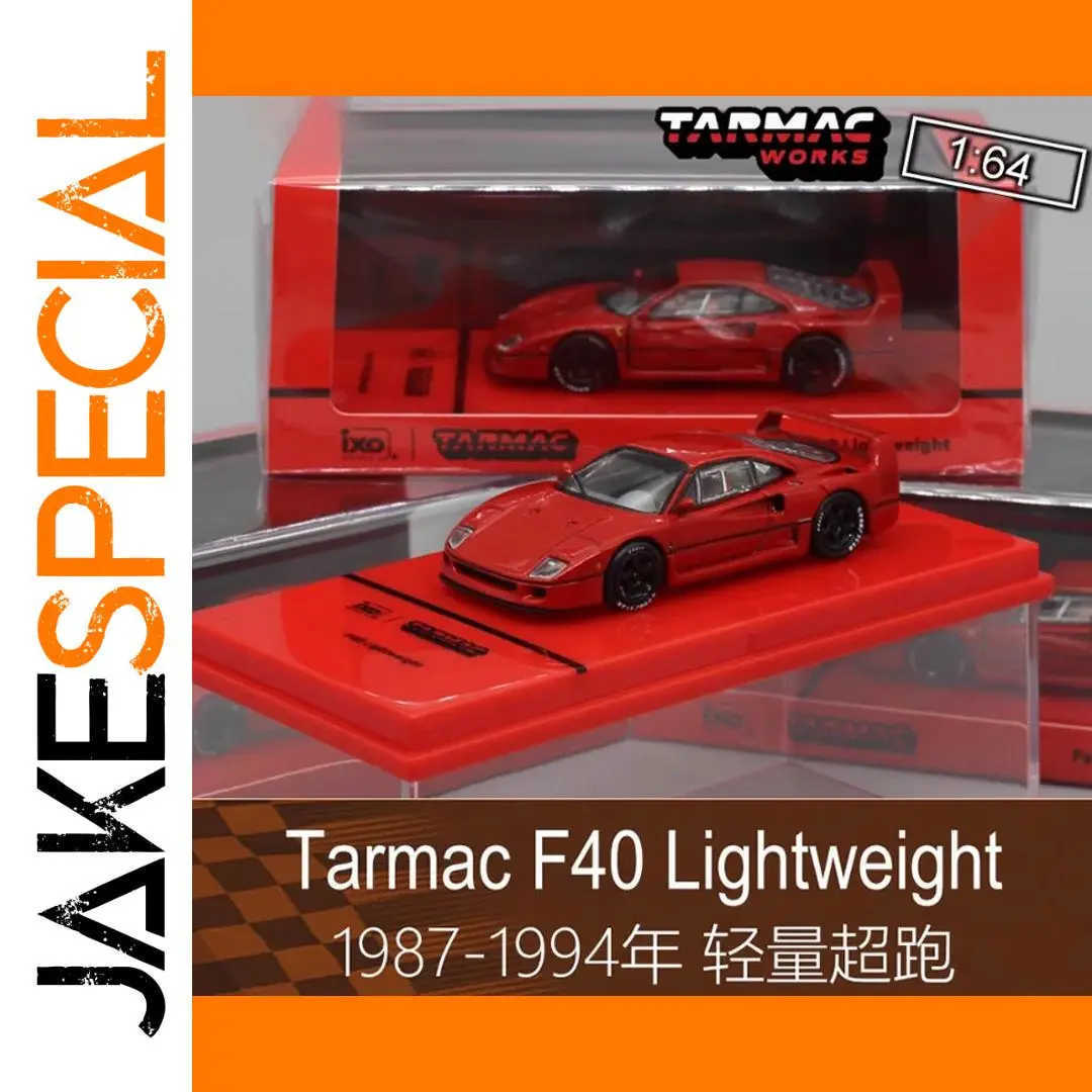 Vibrant Red Ferrari F40 Diecast Model 1 Vibrant Red Ferrari F40 Diecast Model