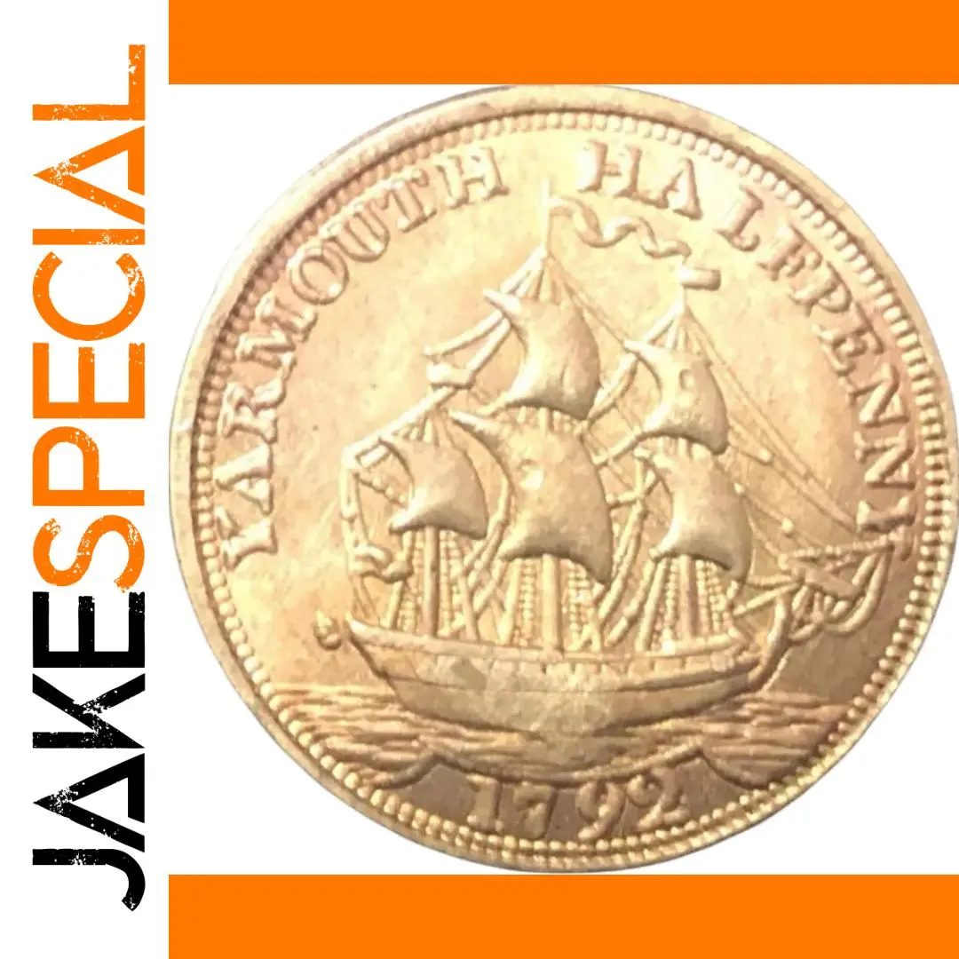 1792 Yarmouth Antique-Style Conder Token 1 1792 Yarmouth Antique-Style Conder Token
