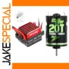 60A Brushed ESC and Motor Combo for RC Vehicles