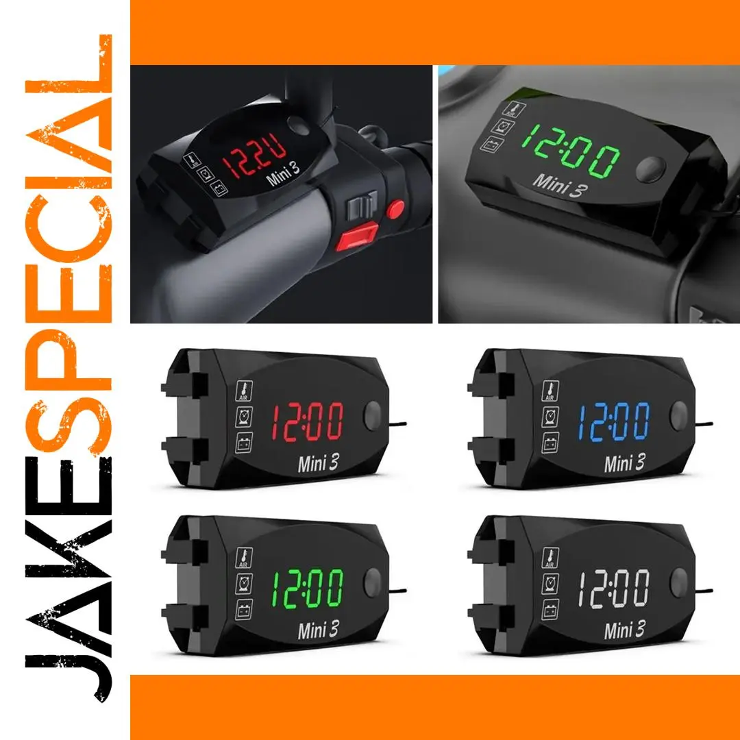 3-in-1 Waterproof Vehicle Digital Monitor 1 3-in-1 Waterproof Vehicle Digital Monitor