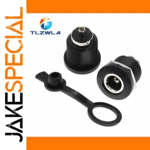 5-Pack 36V DC Power Plug Connectors 5.5×2.1mm/2.5mm