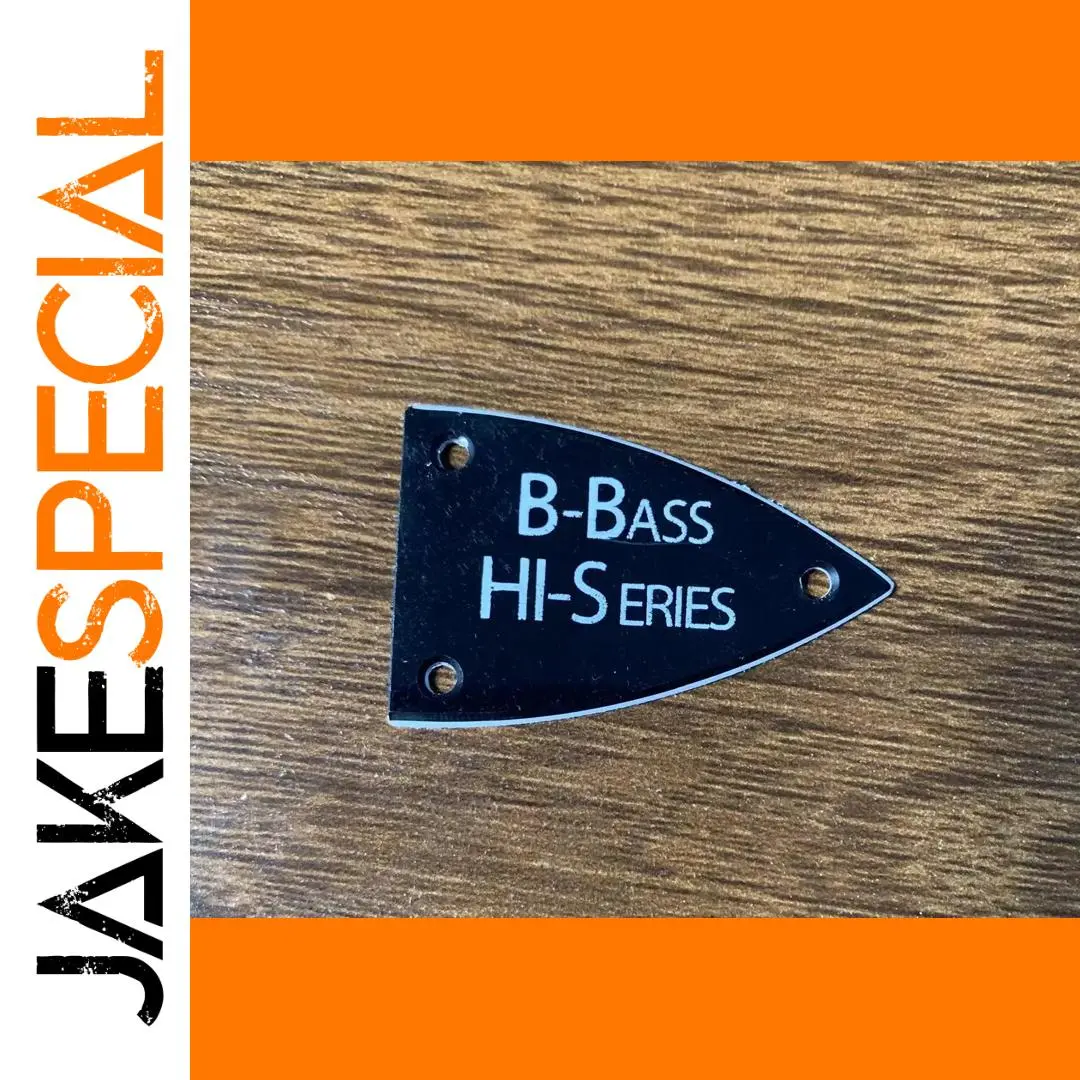 Black Truss Rod Cover for Hofner 4-String Bass 1 Black Truss Rod Cover for Hofner 4-String Bass