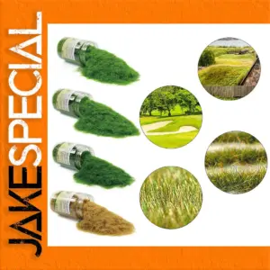 Vivid Static Grass Flock Set for Model Scenery