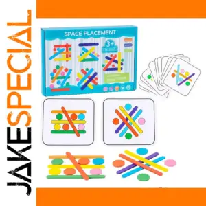 Colorful Wooden Geometric Puzzle Set for Kids