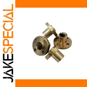 Gold-Toned T8 Lead Screw with Multiple Pitch Options
