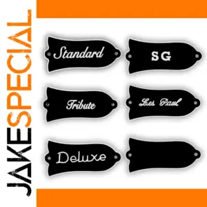 Gibson Les Paul Black Truss Rod Cover Plate