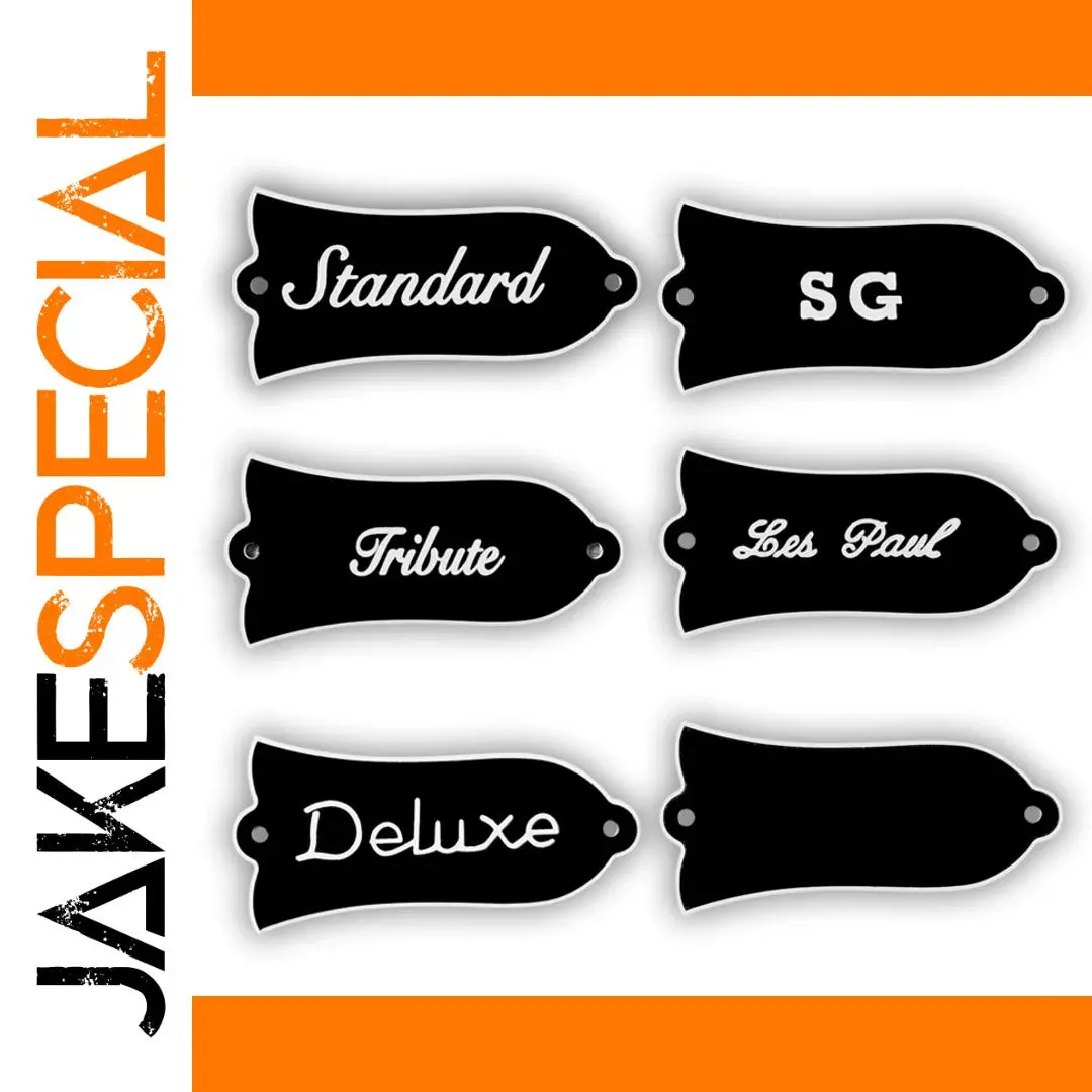 Gibson Les Paul Black Truss Rod Cover Plate 1 Gibson Les Paul Black Truss Rod Cover Plate