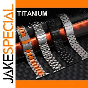Titanium Watch Strap for Apple Watch Models