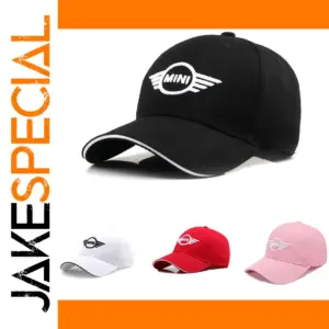 MINI Car Emblem Cotton Baseball Cap for Enthusiasts
