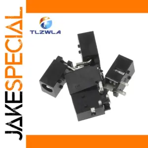 Set of Black DC Power Jack Connectors