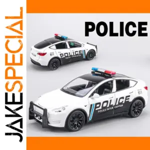 1:24 Scale Diecast Police Car Model
