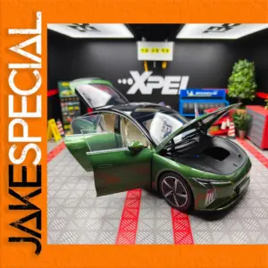 Green Ferrari 1:18 Diecast Model