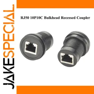 RJ50 10P10C Flush Panel Mount Adapter
