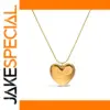 Stainless Steel Heart Necklace 2.67cm