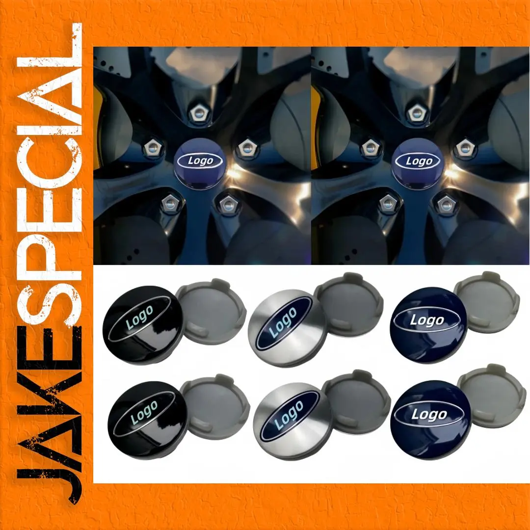 Ford 54mm Hub Cover Badge Set for Mondeo, Focus 1 Ford 54mm Hub Cover Badge Set for Mondeo, Focus
